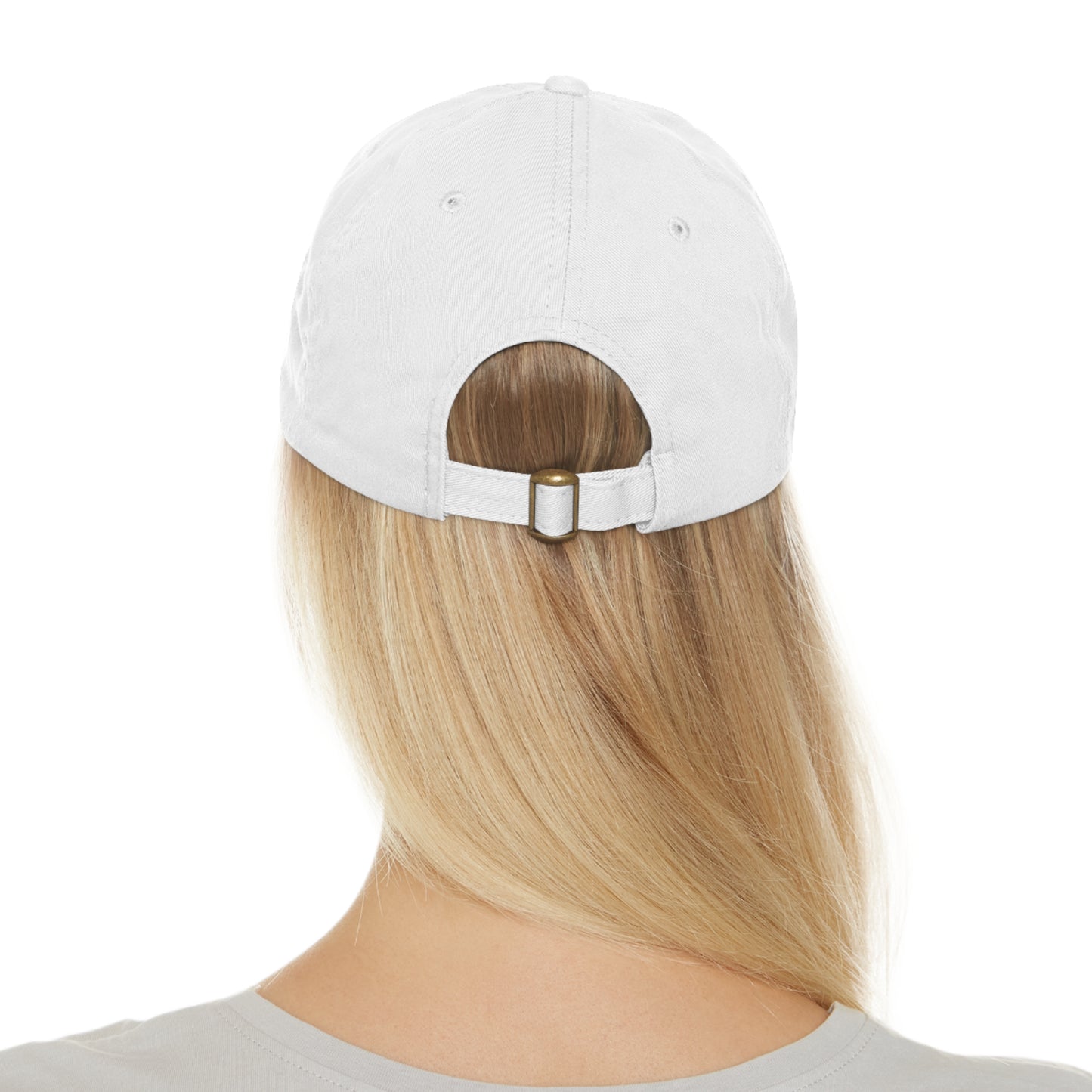 Mom Boss - Hat with Leather Patch (Round)