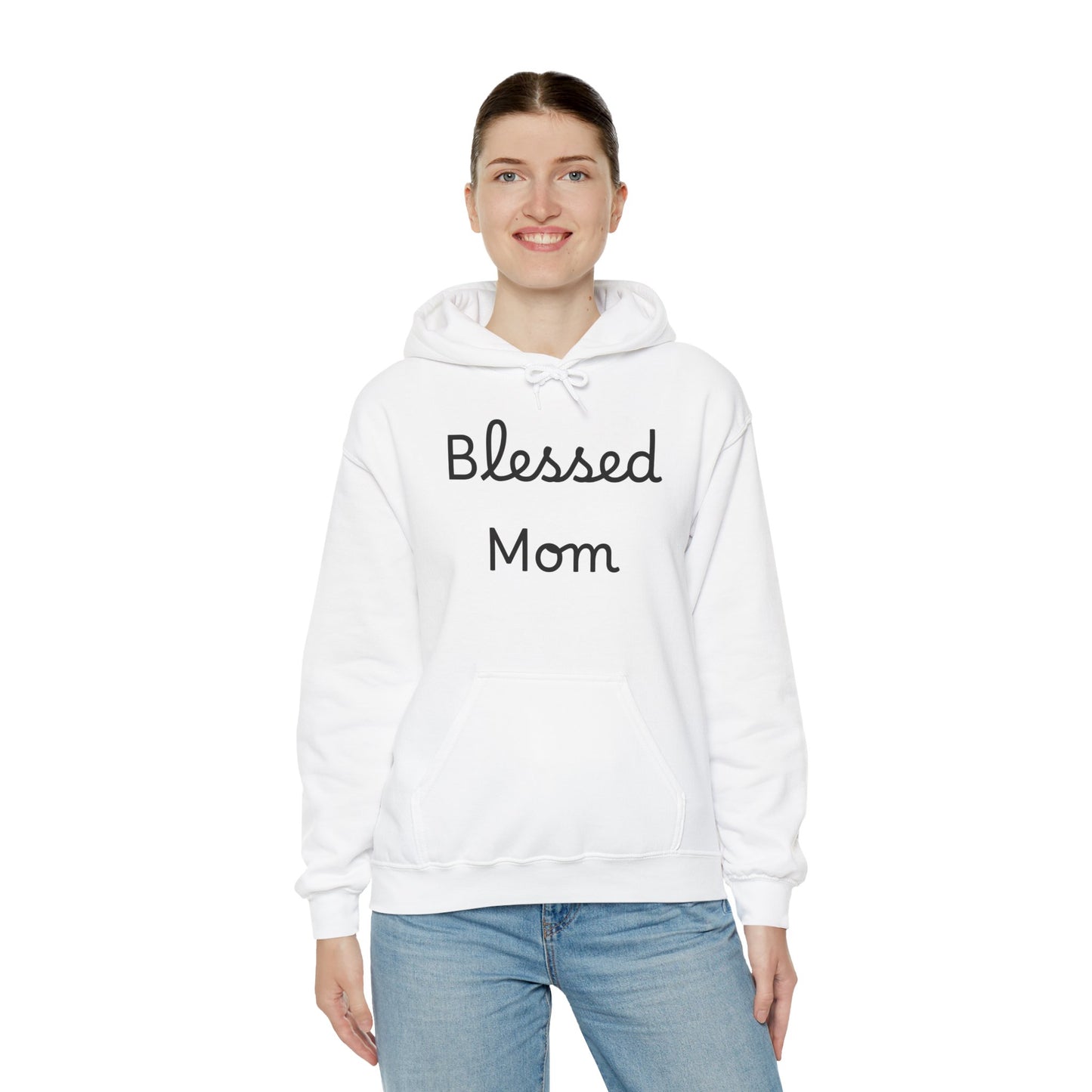 Blessed Mom - Unisex Heavy Blend™ Hooded Sweatshirt
