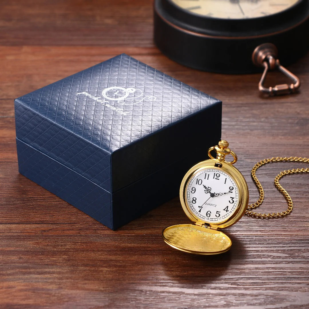 Best Gift For Grandson - Luxury Vintage Pocket Watch
