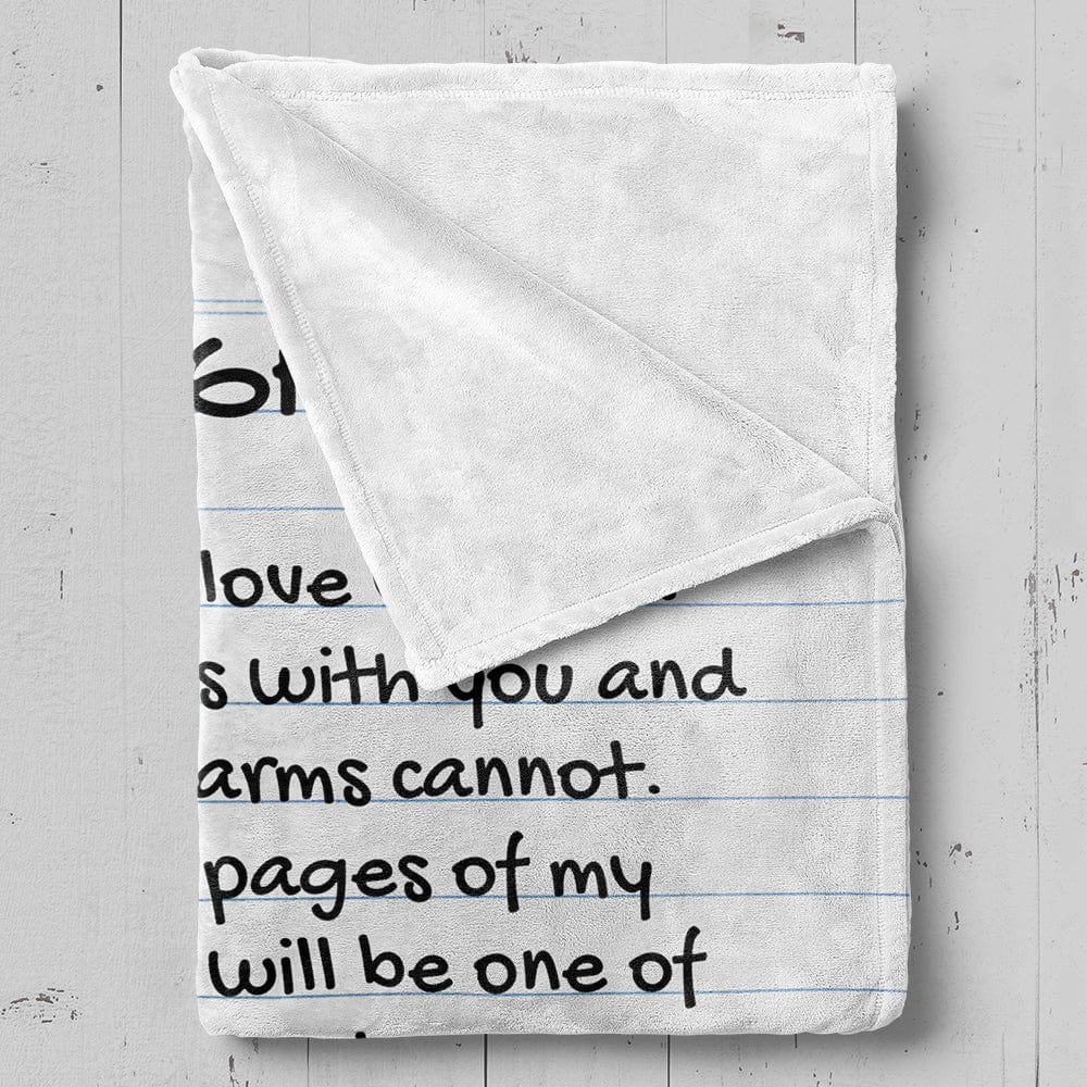 [ALMOST SOLD OUT] To My Granddaughter - Love Note Inspired Comfy Blanket